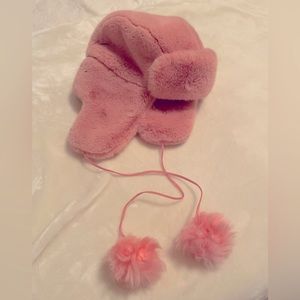 Faux Fur Pink Hat